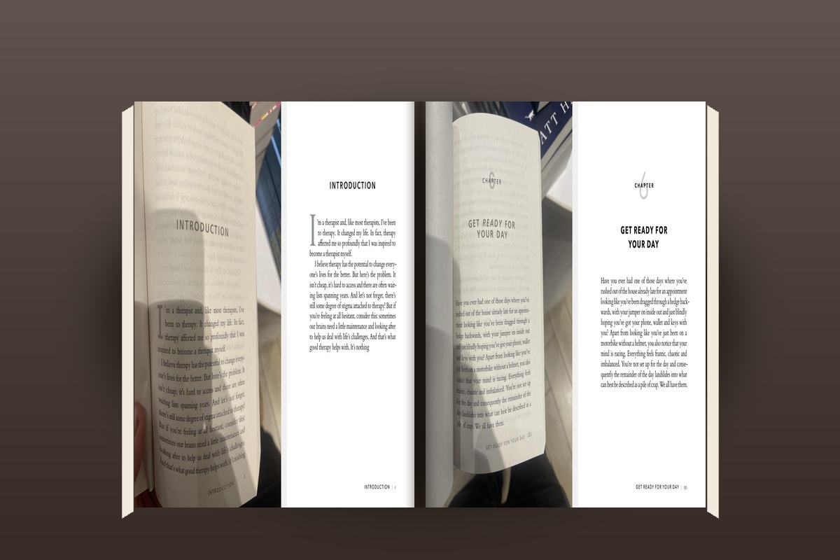 Verve Modern Bestseller open book mockup on Scandinavian oak desk